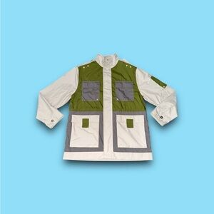 A-COLD-WALL woven rhombus M65 bone jacket men’s XL